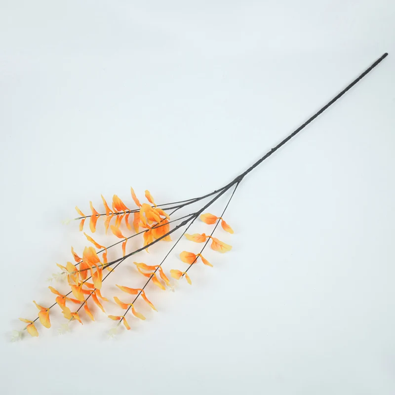 Wholesale The high branches of money durable artificial garden real touch leaves