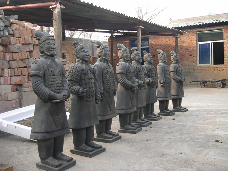 
Life size terracotta warriors statue of Qin din dynasty 