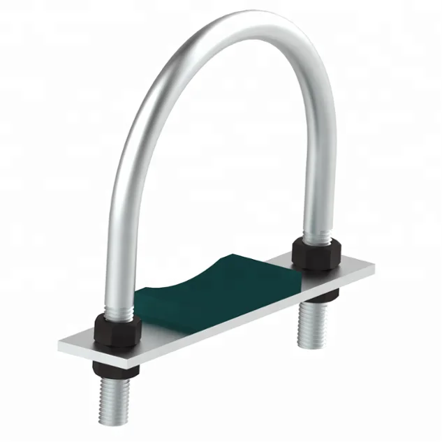 U galvanized pipe clamps For large diameter Pipe/ hydraulic pipe clamp