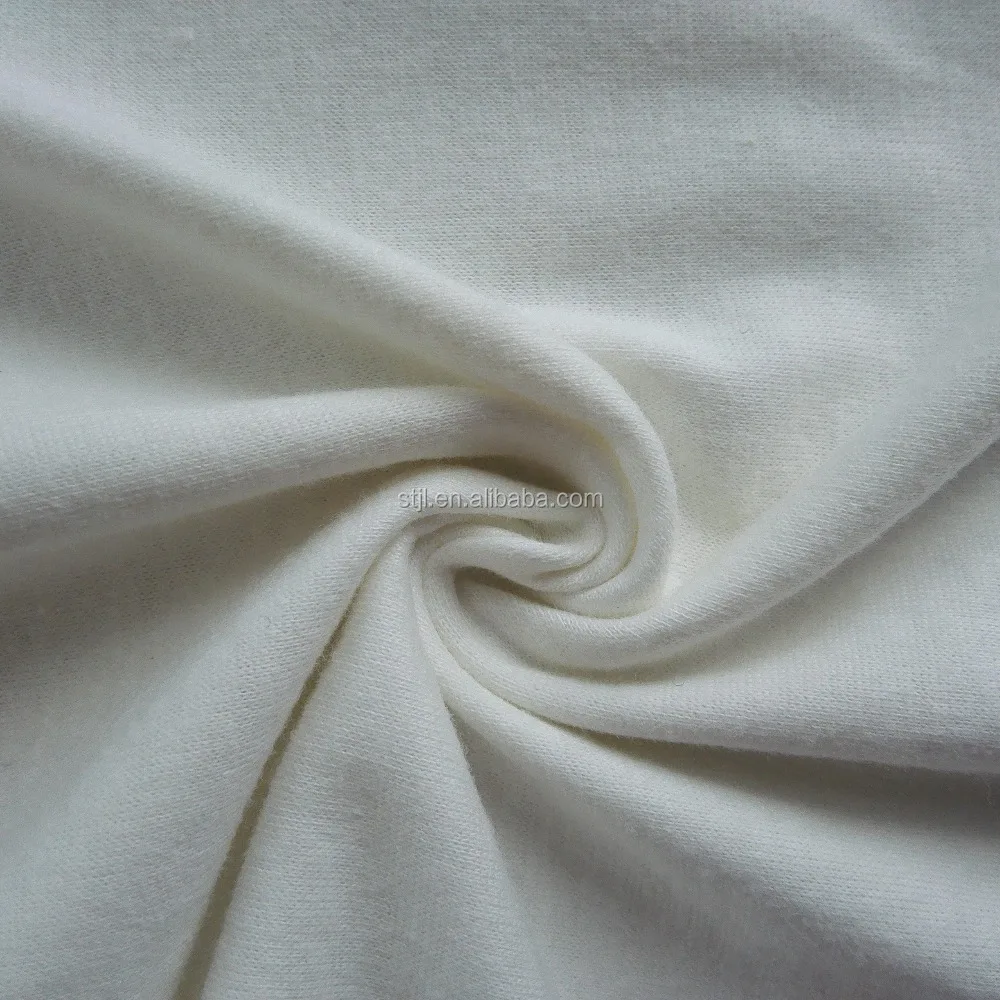 China factory high quality 120gsm 32S combed cotton jersey fabric for underwear / t-shirt cotton fabric
