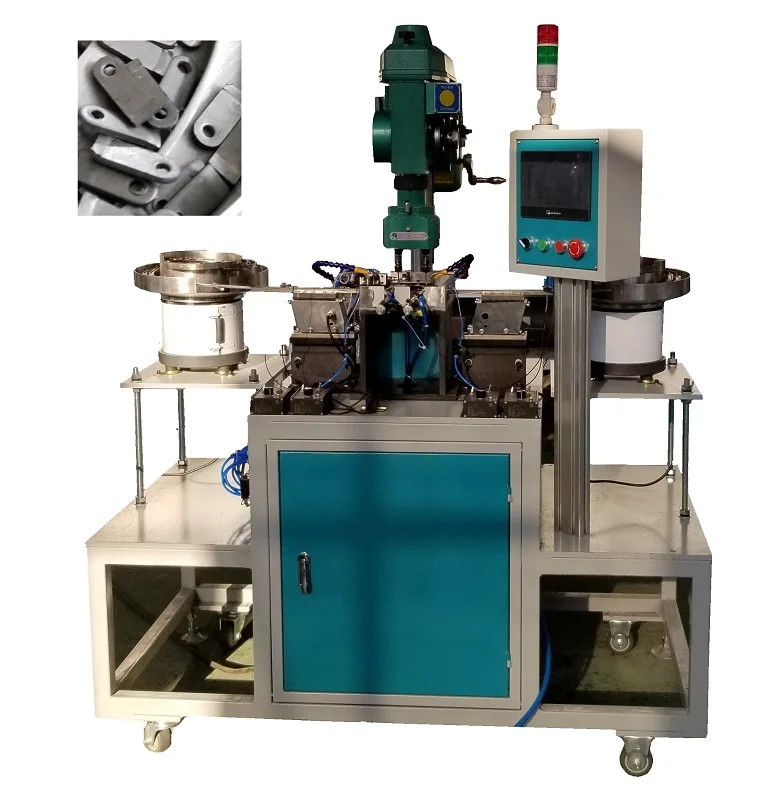 Double head automatic tapping threading machine