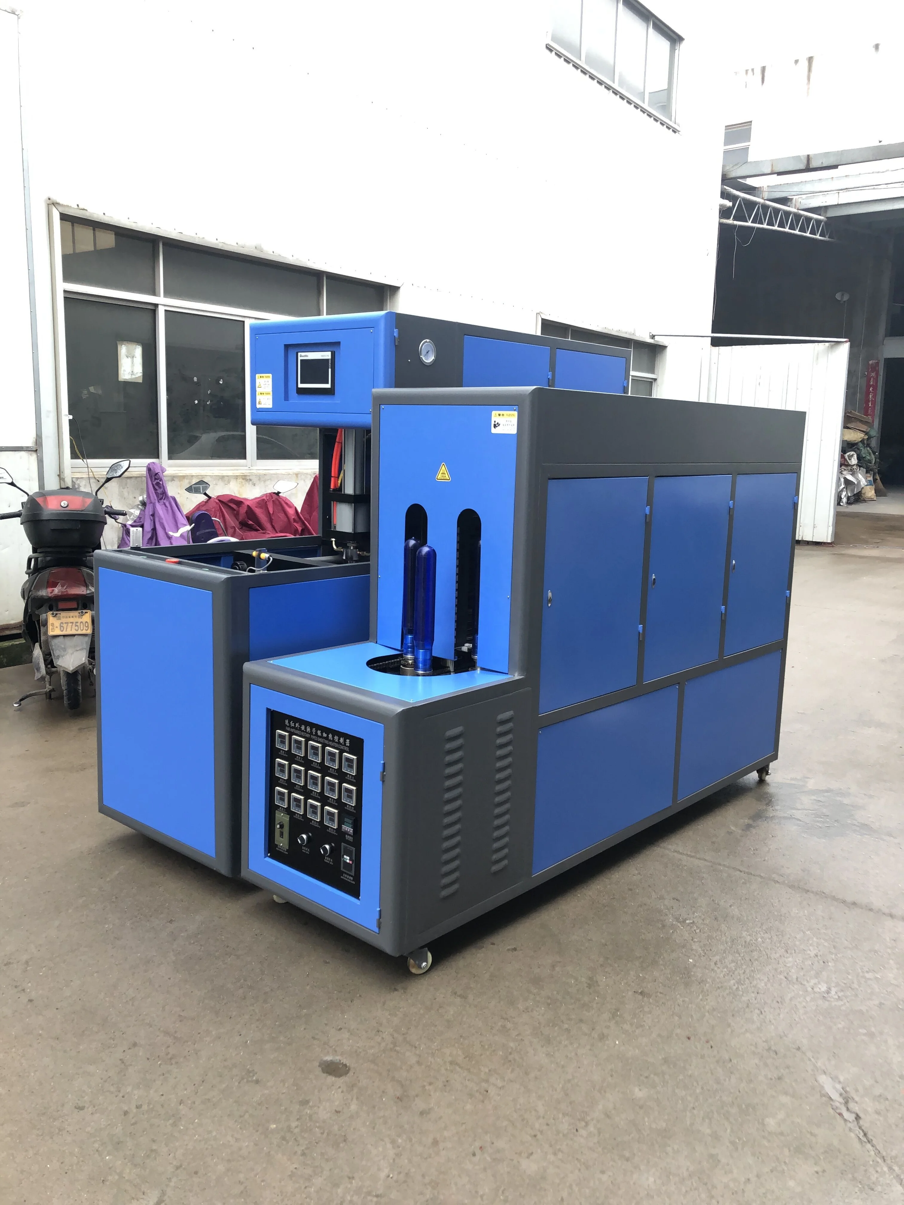 semi automatic pet 5 gallon bottle making machine to make plastic bottle