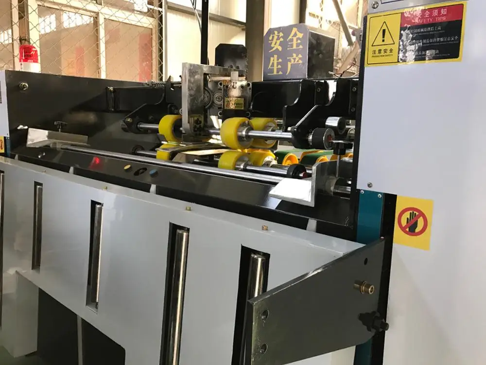 corrugated cardboard semi-auto type stapler/ corrugated box stitching equipment / corrugated carton making machine