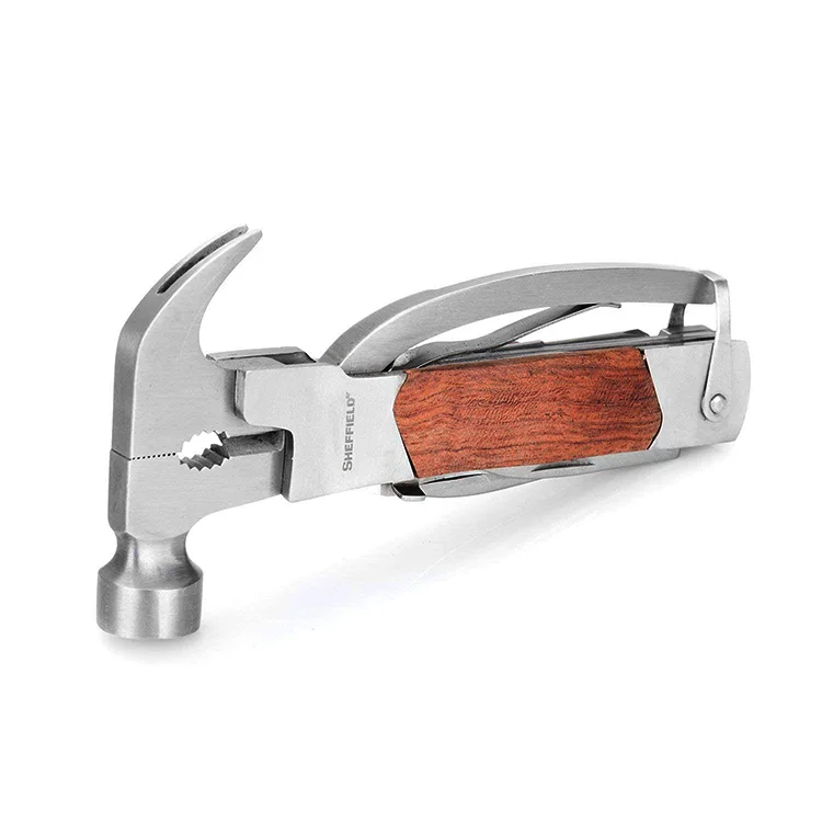 Stainless steel portable Multifunction car safety hammer multi tool hammer