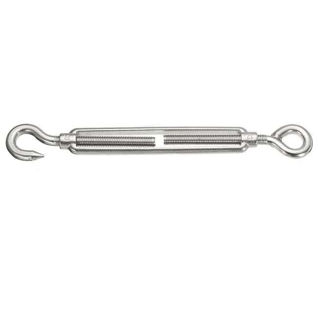 Stainless steel furniture decorative turnbuckle hardware with eye and hook for lifting