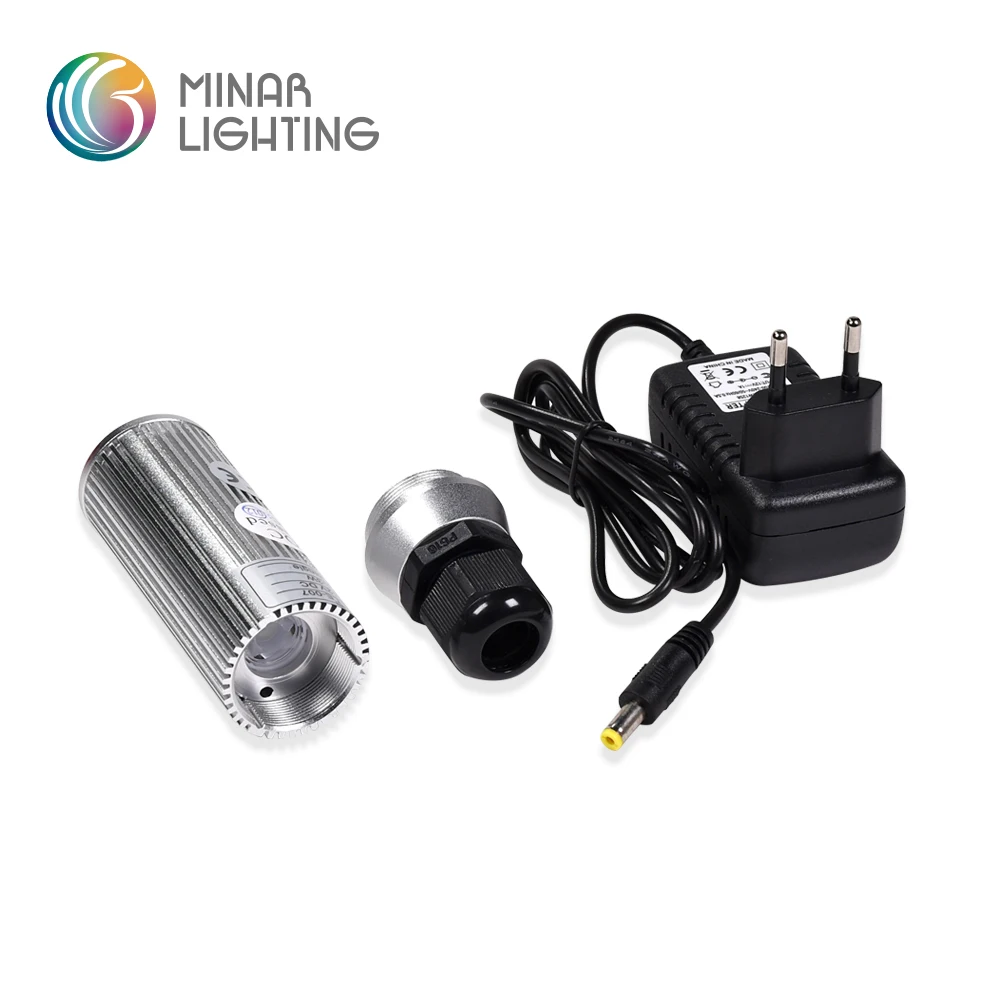 Mini 6W RGB LED fiber optic light source