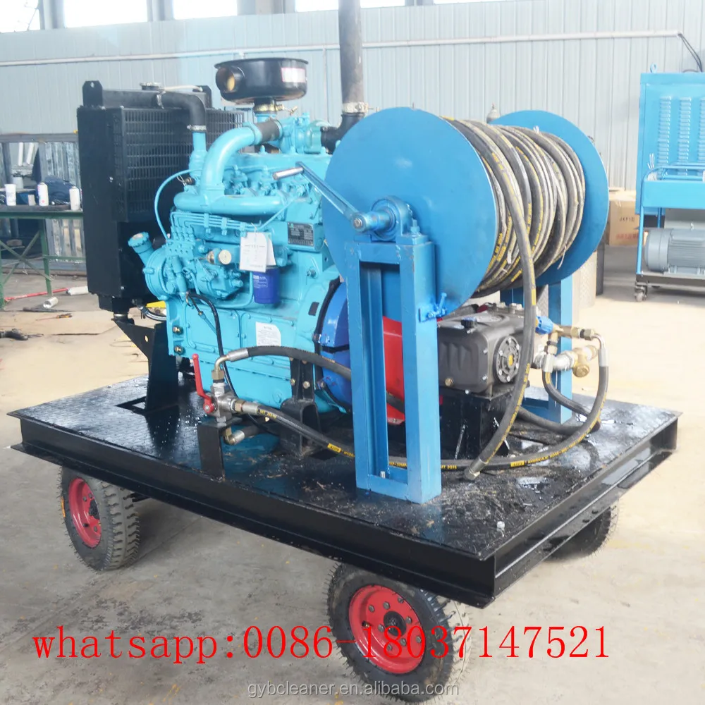 Factory Price 15kw Electric High Pressure Cleaner Sewer Drain Cleaning Machine