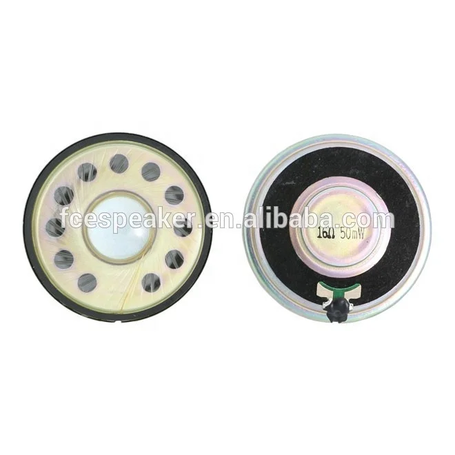 57mm 16 ohm 0.05w small round raw speaker for headphone