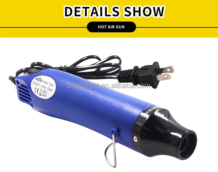 
Clay DIY designed Hot Air Gun , Multi-Purpose Hand Hold Embossing Heat Tools for Crafts 