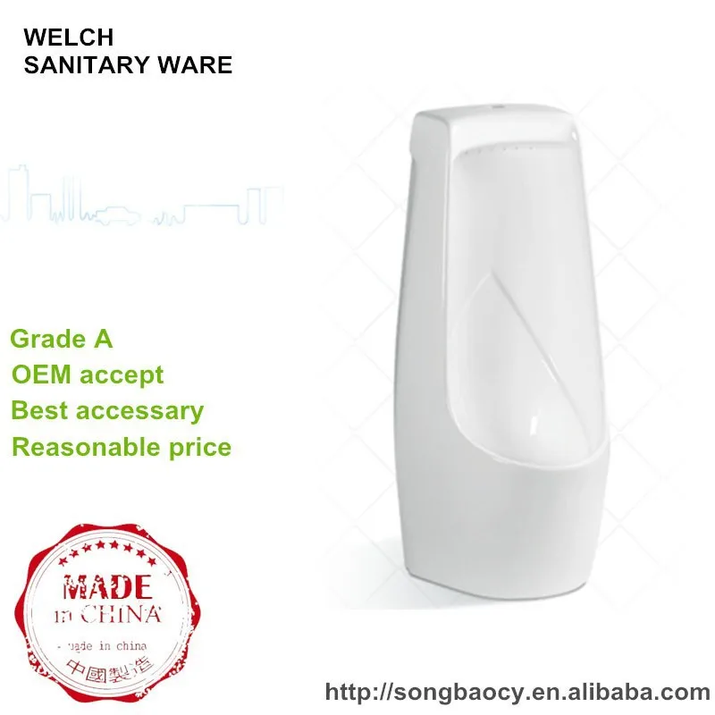 125 Valve Control Ceramic Ground Mounted One Piece For Male Dedicated WC Ceramic Urinal