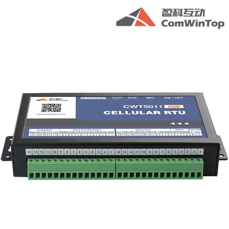  Шлюз CWT5018 4DI 8AI 2Do Rs485 Gsm Gprs 4g Ethernet Wi-Fi Modbus Rtu Tcp Mqtt M2M IoT gsm sms modbus rtu gateway support