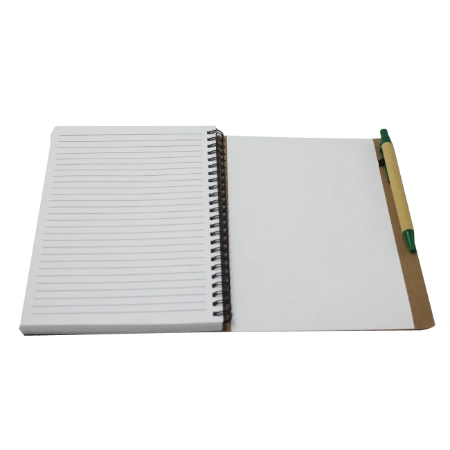 
Eco Friendly Kraft Paper Handmade Brown Kraft Paper Notebook Recycled Blank Notebook 