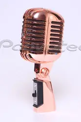 Panvotech hot product wholesale plated die casting ktv mic vintage karaoke microphone for party