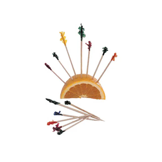 Party use decorative parasol  cellophane frill toothpicks  picks sticks