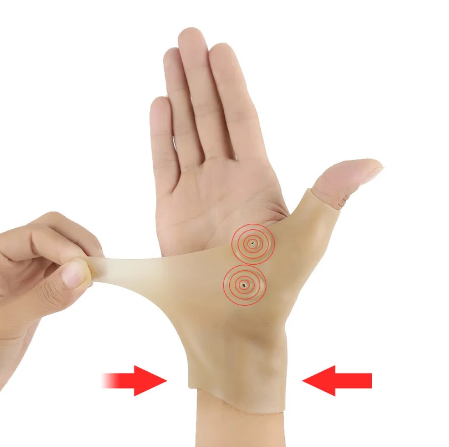 High Elastic Soft Gel Tenosynovitis Prevention Mouse Hand Protection Sleeve Magnetic Therapy Wrist Guard