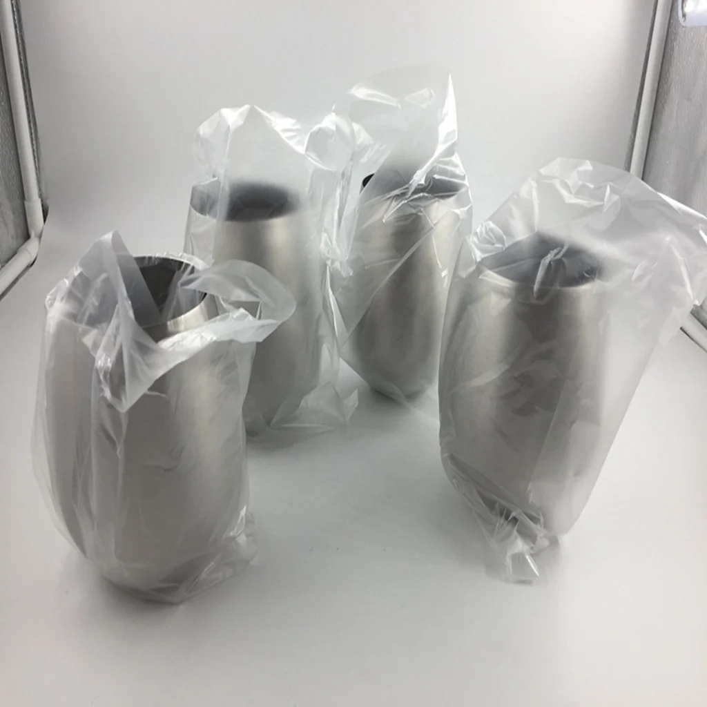 18oz Single Wall Stainless Steel Stemless Wine Glass With White Box Package