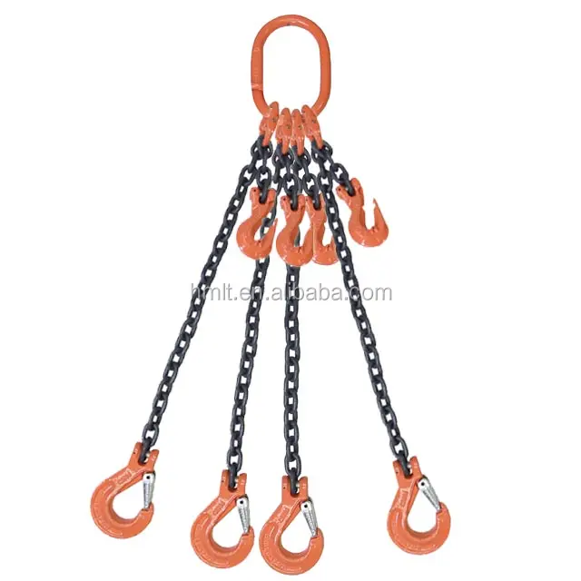 grade 80 four legs container lifting slings