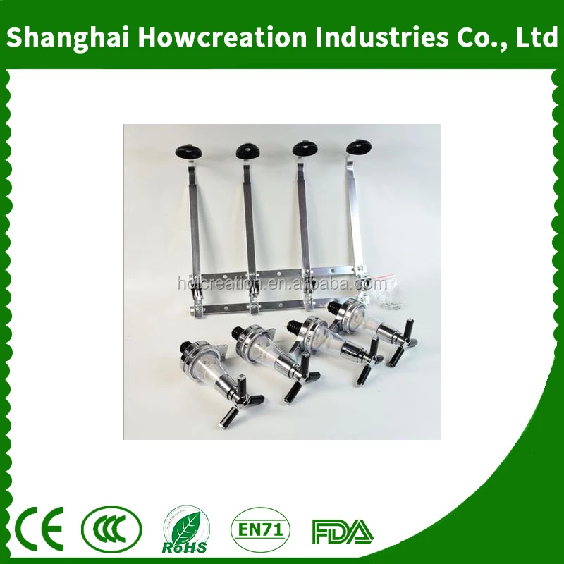 Four Bottle Wall Mounted Liquor Dispenser Liquor Dispenser Bar Butler For Bar Hotel House