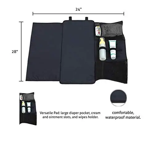 Портативный пеленальный коврик, детский пеленальный коврик, лучший на ходу, складной пеленальный коврик, клатч для путешествий, водонепроницаемый, под заказ