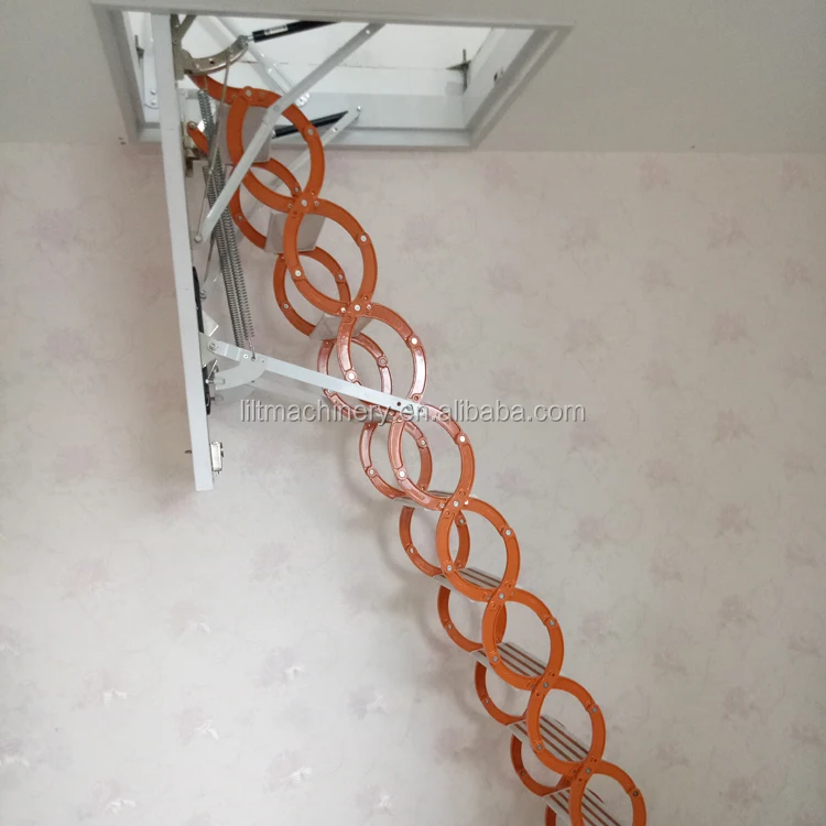 aluminum folding attic ladder small space attic stairs invisible folding ladders