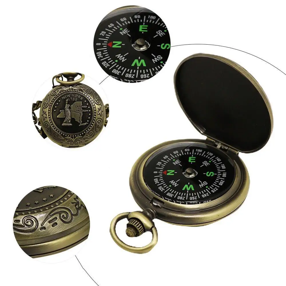 Портативный карманный компас премиум класса, откидной Компас для кемпинга, пешего туризма, компас, инструменты для навигации на открытом воздухе