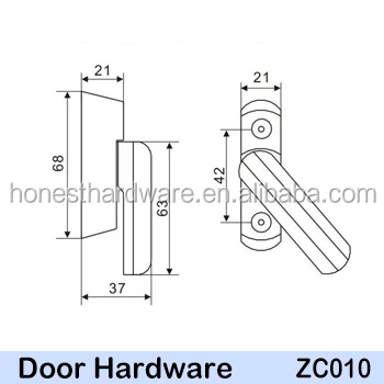 T-Lock UPVC Окна Блокировки Замка Двери Створки Jammer/двери и оконная фурнитура/T-Lock для двери и окна