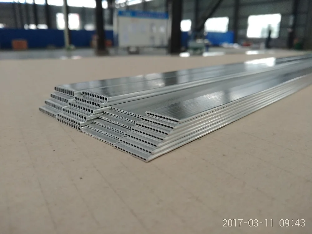 1050 1060 1070 1100 16x2mmx10 series flat multi-hole aluminum tubes Aluminum Radiator Tube