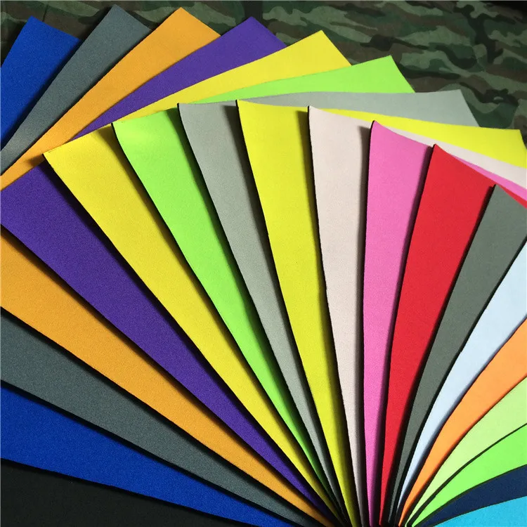 wholesale neoprene fabric laminated T cloth polyester fabric for laptop sleeve, footwear, abnehmen, fishing waders and lining