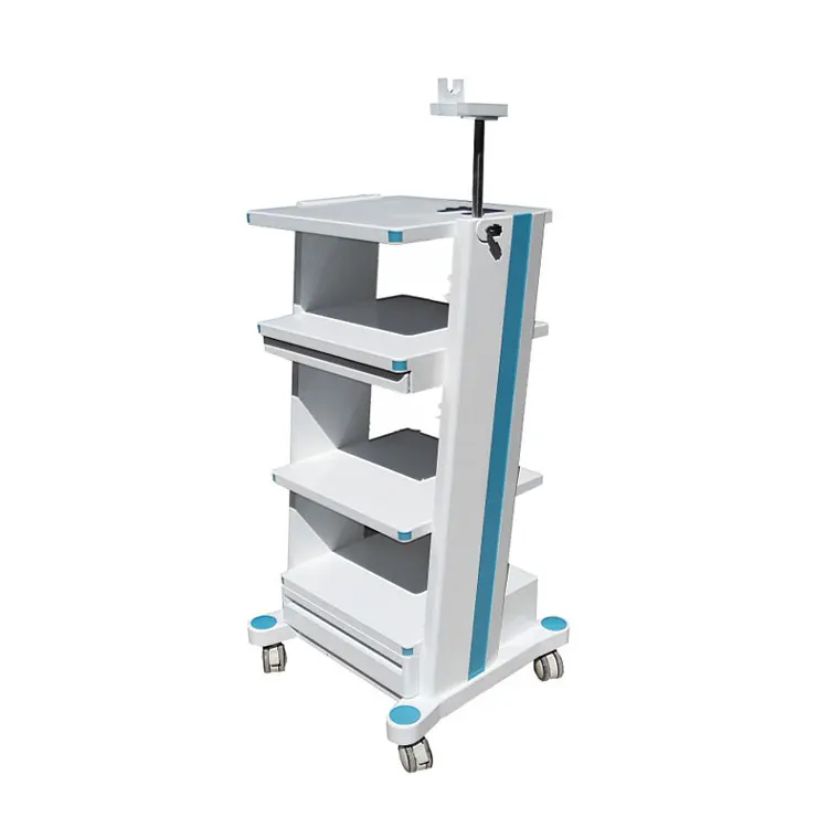 Various Configuration Options Simple Maintenance ISO  Medical Trolley Cart Endoscopy