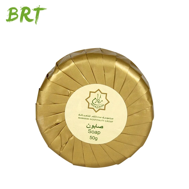 Round Luxury 50g Hotel Soap Custom Ivory Hotel Size Bar Soap