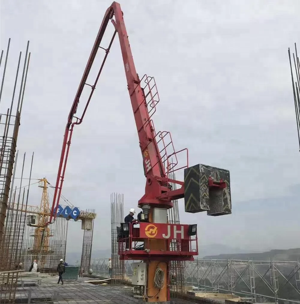 
JIUHE brand 24m/28m/32m/33m/36m Self- Climbing Concrete Placing Boom/Concrete Distributor/Concrete Placer For Sale! 