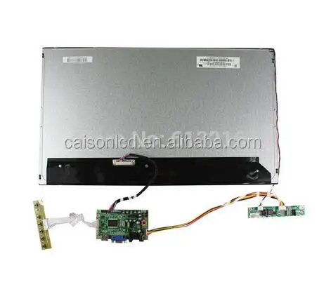 Плата контроллера VGA + Audio LCD + ЖК-панель 21,5 дюйма с кабелем 1920*1080 + кабель LVDS + инвертор + клавиатура OSD + пульт дистанционного управления