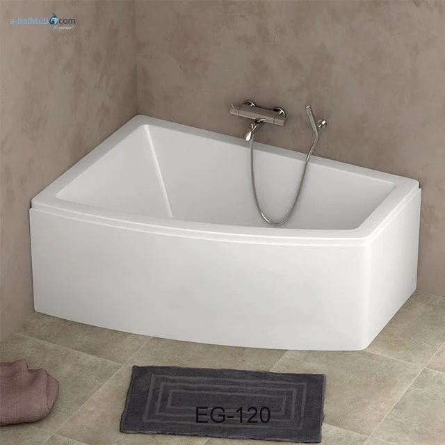 Small corner bathtub 1000mm freestanding bath