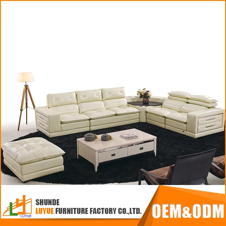 Новейшие разработки кожаный диван современного alibaba мебель l или u-образный 5 местный диван