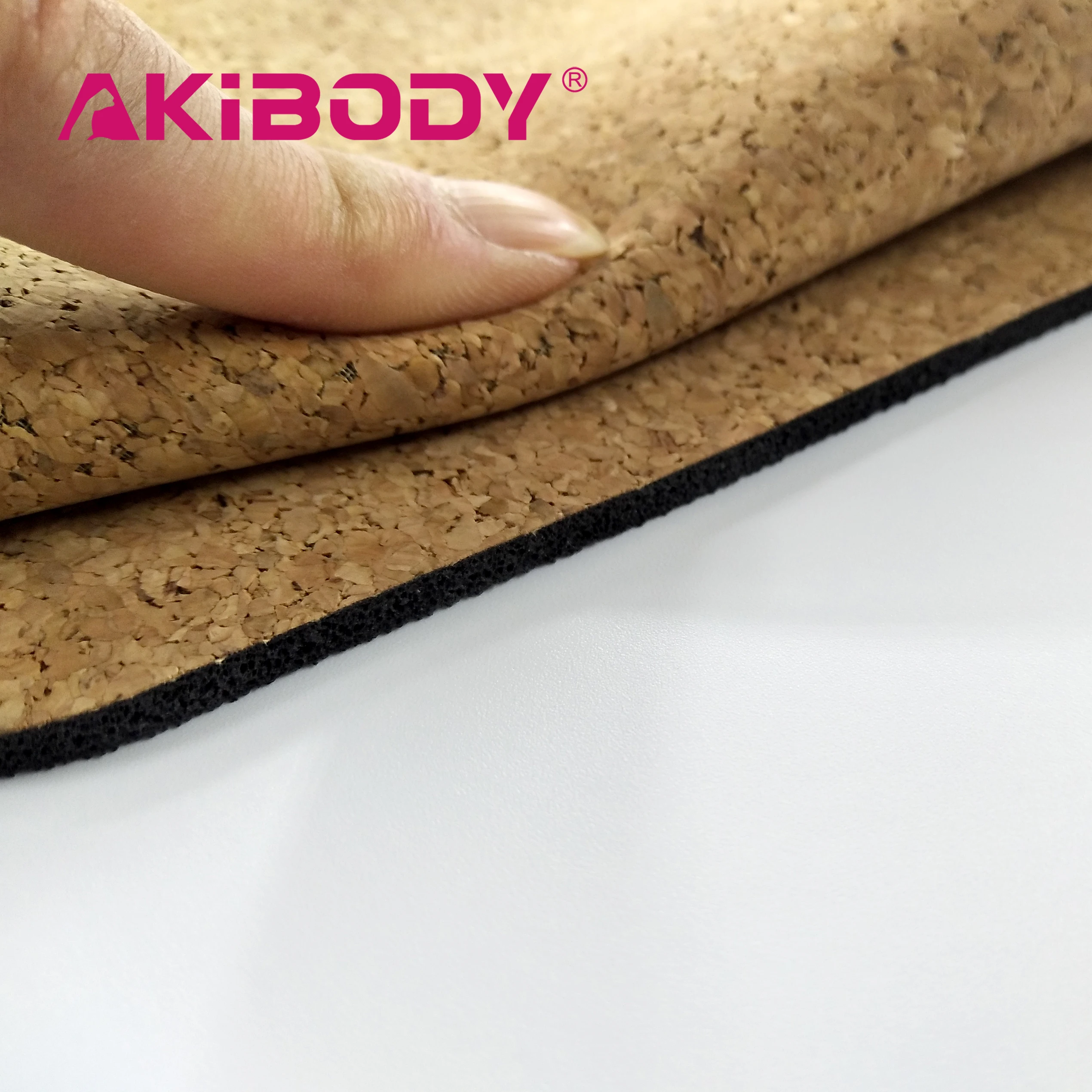 
Wholesale waterproof kids exercises natural rubber custom printed eco cork yoga mats 