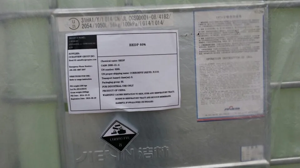 HEDP (1-Hydroxy Ethylidene-1,1-Diphosphonic)