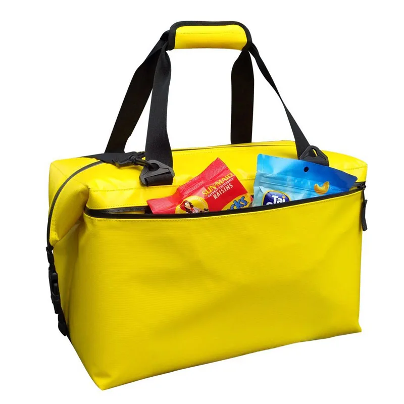 Stylish 50C Tarpaulin Insulated Cooler Duffle Bag Waterproof Vinyl Cooler Bag