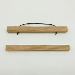 DIY Wooden Poster Hanger Photo Frame Custom Size Magnetic Poster Artwork Canvas Print Hanger