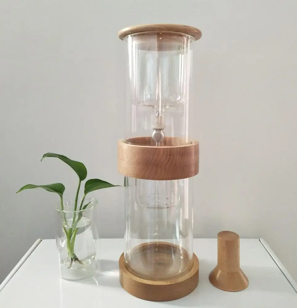 high borosilicate cold drip glass jar iced cold brew coffee maker