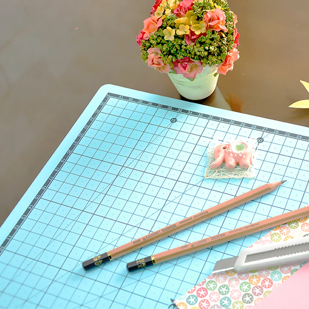 Тайваньский коврик для резки толщиной 3 мм 3-слойный двухсторонний экологически чистый ПВХ материал самовосстанавливающийся шитья и