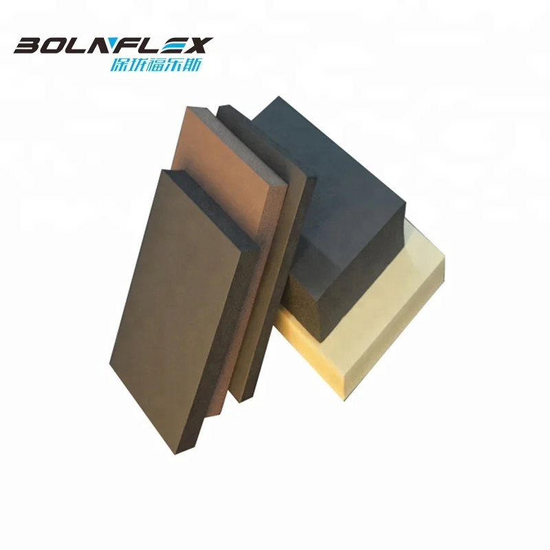 NBR/PVC Material Insulation Board Elastomeric Flexible Rubber Foam Heat Insulation