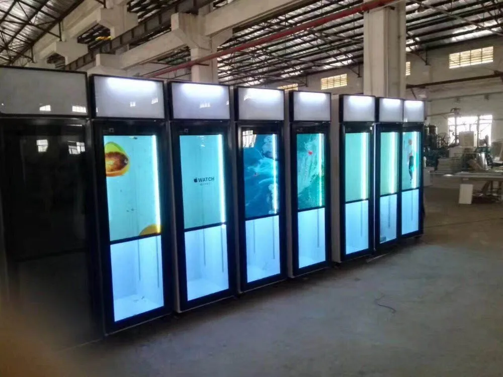 Hot Sale Commercial Transparent Lcd Display Fridge Single Door