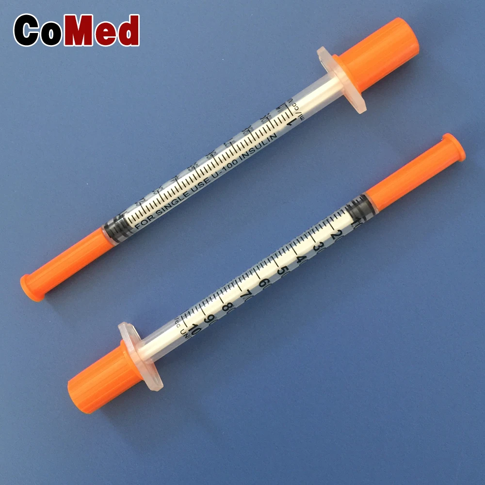 Wholesale sterile colored syringe with needle for single use