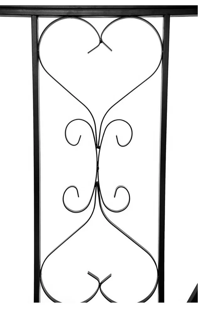 Садовый цветок, кованая железная Арка с сиденьем