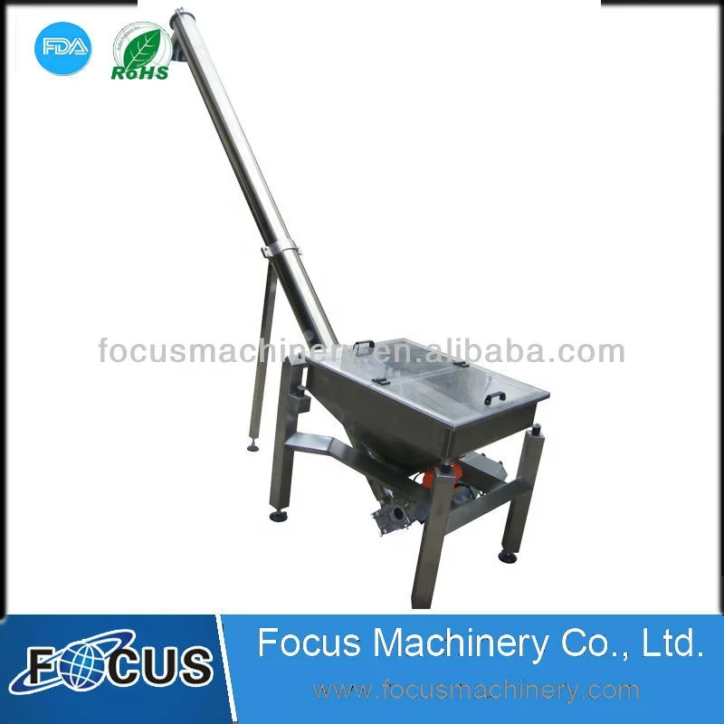 feed spiral conveyor with spice powder packaging machine