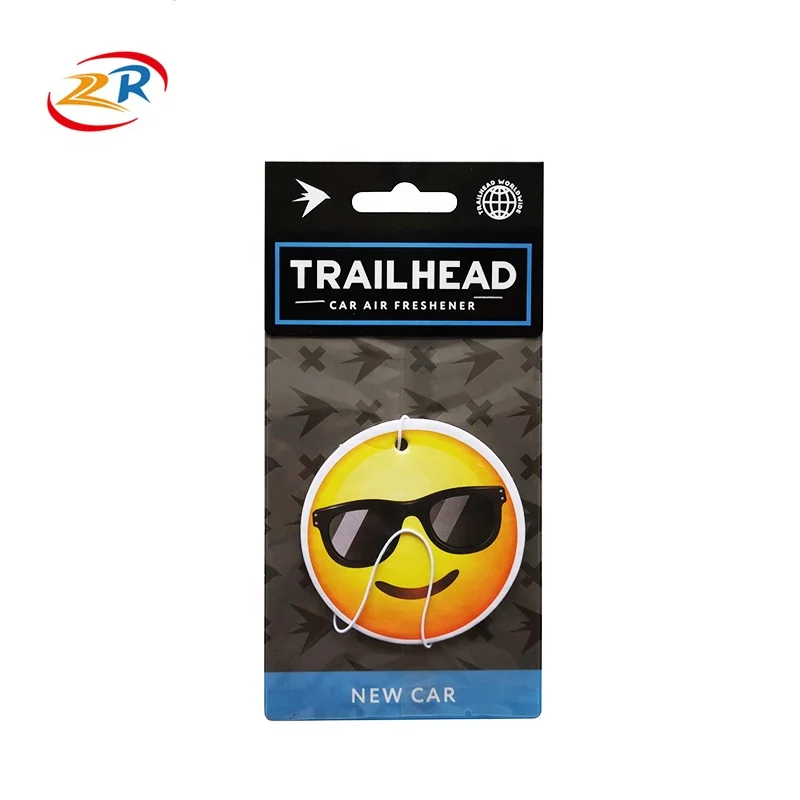 Индивидуальный бесплатный образец ароматизированной бумаги автомобильный освежитель воздуха