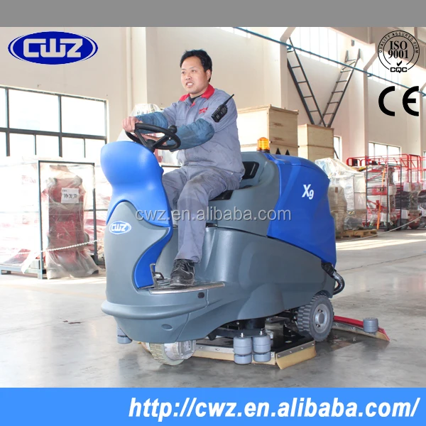 CE approved parking lot wet floor cleaning equipment