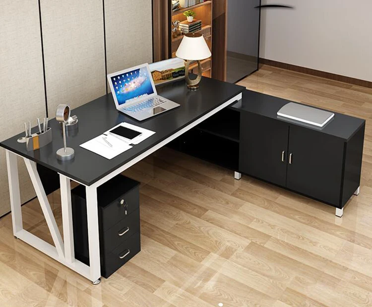 Luxury Executive Desk Office Furniture L Shape Executive Office Desk With Wood