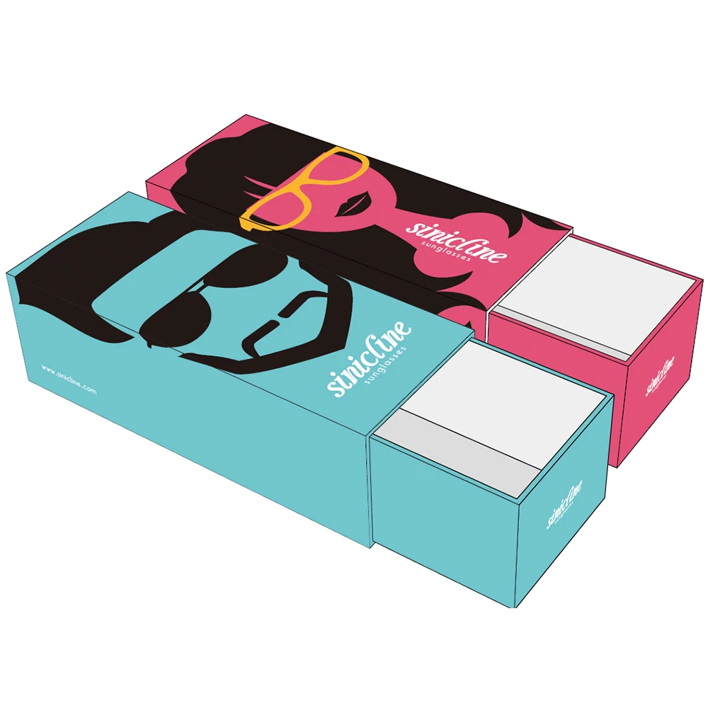 
Custom logo paper cardboard packaging sunglass box 