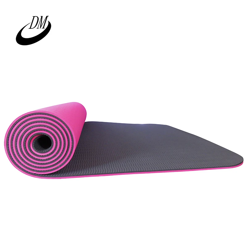 
DM Fitness Equipment 6mm Different Color Comfortable TPE Yoga Mat 